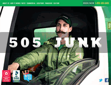 Tablet Screenshot of 505junk.com